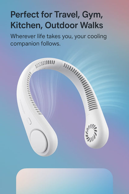 Portable Bladeless Rechargeable Neck Fan - Vistora